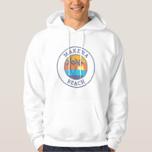 Makena Beach, Maui Faded Classic Style Hoodie