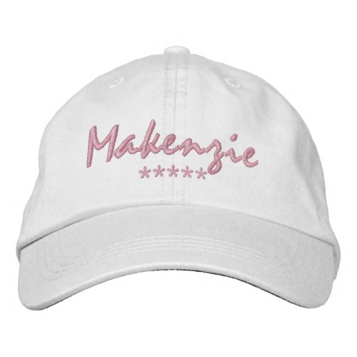 Makenzie Name Embroidered Baseball Cap