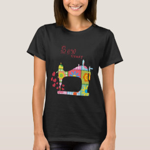 Maker Craft Colorful Sewing Machine T-Shirt