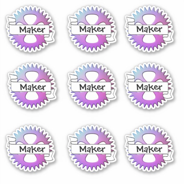 Maker Fair Stickers (Front)