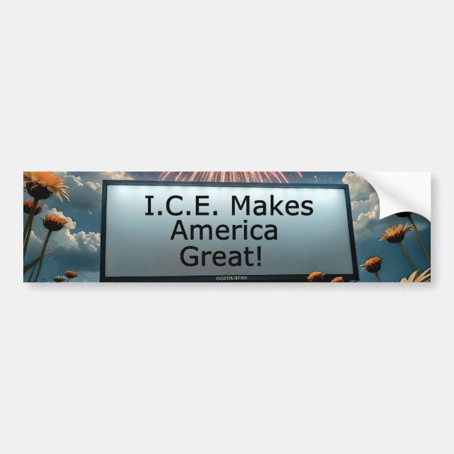 Makes America Great Bumper Sticker (Front)
