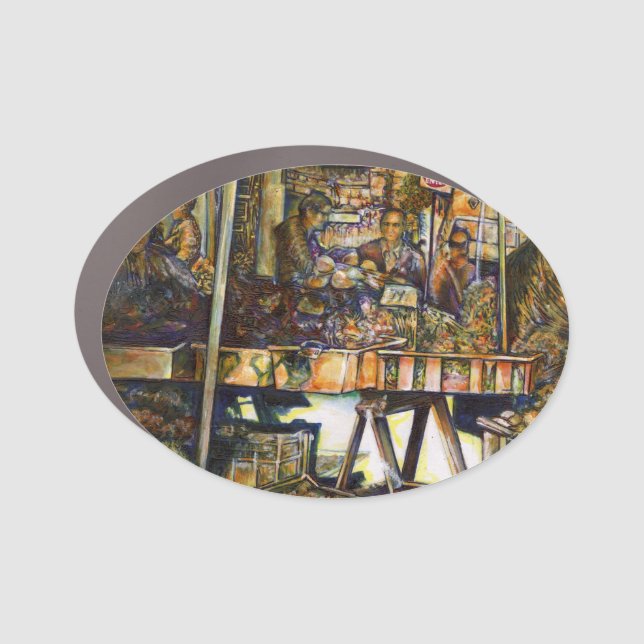 Makes Creativity Glimmer All the Brighter Car Magnet (Front)