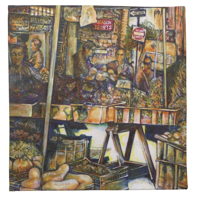 Makes Creativity Glimmer All the Brighter Cloth Napkin (Front)