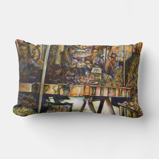 Makes Creativity Glimmer All the Brighter Lumbar Pillow (Front)