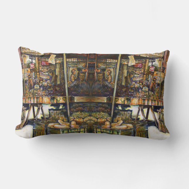 Makes Creativity Glimmer All the Brighter Lumbar Pillow (Front)