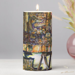 Makes Creativity Glimmer All the Brighter Pillar Candle