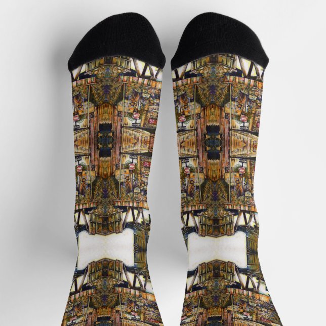 Makes Creativity Glimmer All the Brighter Socks (Top)