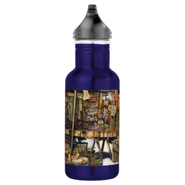 Makes Creativity Glimmer All the Brighter Stainless Steel Water Bottle (Right)