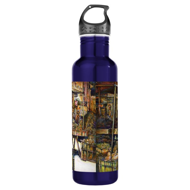 Makes Creativity Glimmer All the Brighter Stainless Steel Water Bottle (Front)