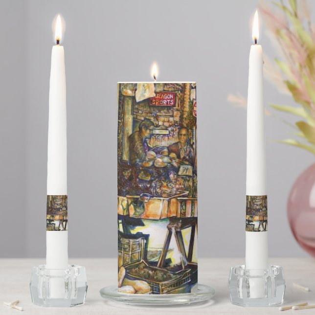 Makes Creativity Glimmer All the Brighter Unity Candle Set (In Situ)