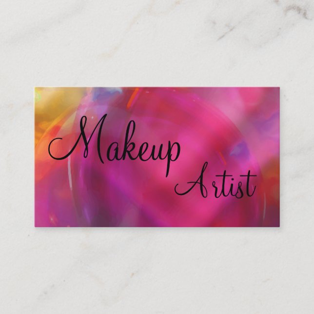 Makeuo Artist Business Cards (Front)