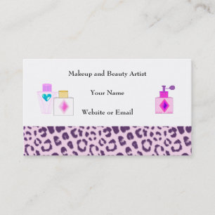 Makeup and Beauty Products Business Card