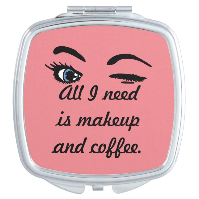 Makeup and Coffee Vanity Mirror (Front)