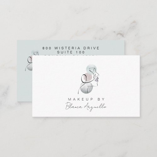 Makeup Artist Appointment Reminder  Business Card