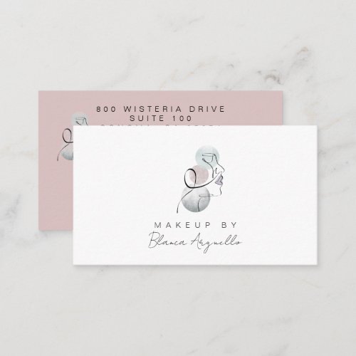 Makeup Artist Appointment Reminder  Business Card