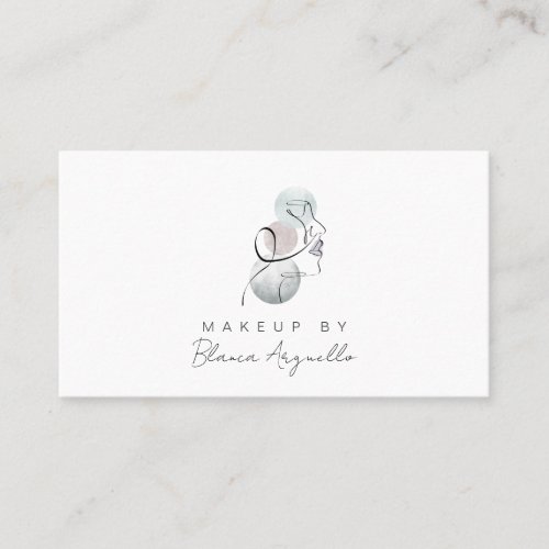 Makeup Artist Appointment Reminder  Business Card