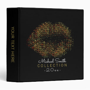 Makeup Artist Art Lips #5 3 Ring Binder