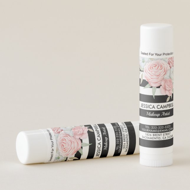 Makeup Artist Beauty Salon Company Promotion Lip Balm (Front)