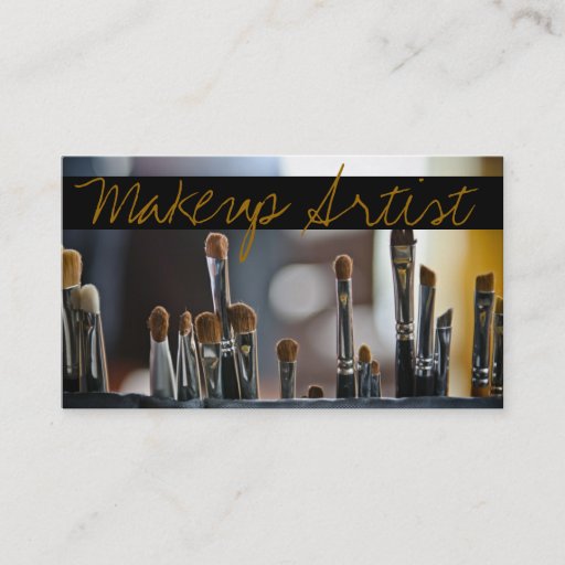 Customizable Makeup Artist, Beauty, Salon, Cosmetologist Business Cards