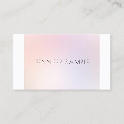 Makeup Artist Beauty Salon Elegant Professional Business Card