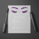 Makeup Artist Beauty Salon Flyer SPA Gray<br><div class="desc">florenceK luxury beauty salon colletion</div>