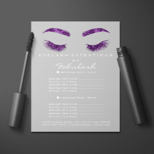 Makeup Artist Beauty Salon Flyer SPA Gray