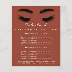 Makeup Artist Beauty Salon Flyer SPA Skinny
