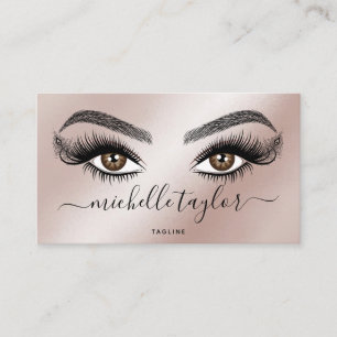 Makeup artist Beauty Salon Lash Extension Feather  Business Card