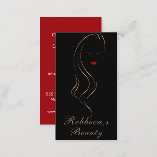 Makeup artist Beauty Salon Lash Extension wink eye Business Card