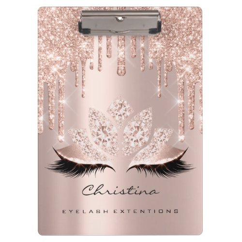 Makeup Artist Brown Wax Lashes Spark Event Lotus Clipboard