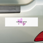 Makeup Artist Bumper Sticker (On Car)