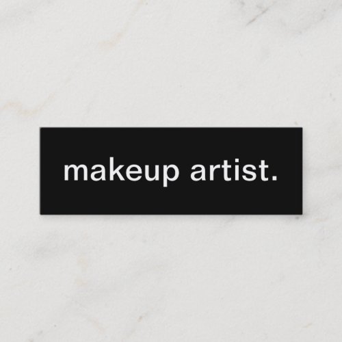 Makeup Artist Business Card