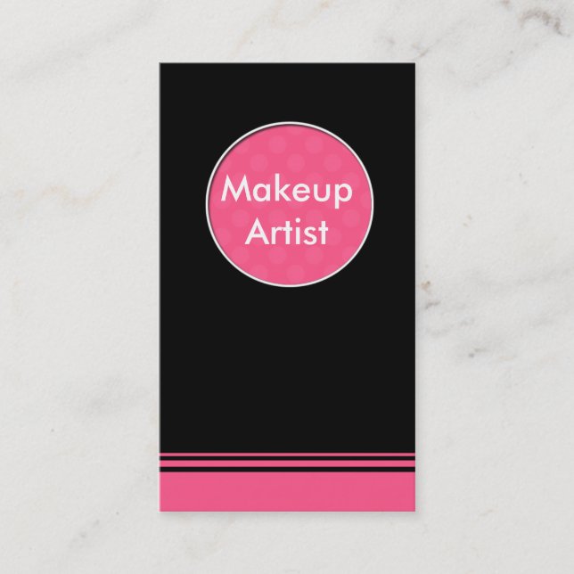 Makeup Artist Business Card (Front)