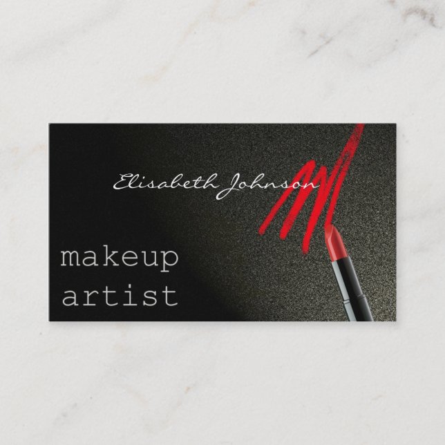 Makeup Artist Business Card (Front)
