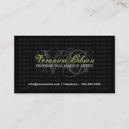 MAKEUP ARTIST BUSINESS CARD