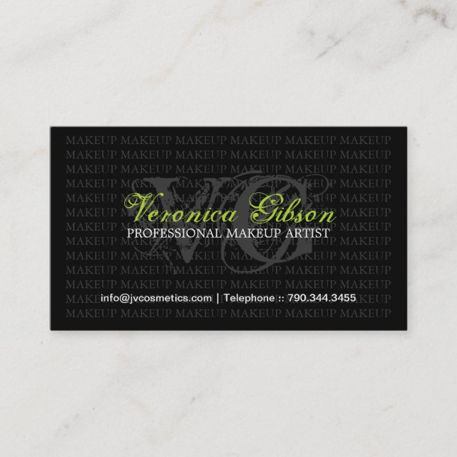 MAKEUP ARTIST BUSINESS CARD (Front)