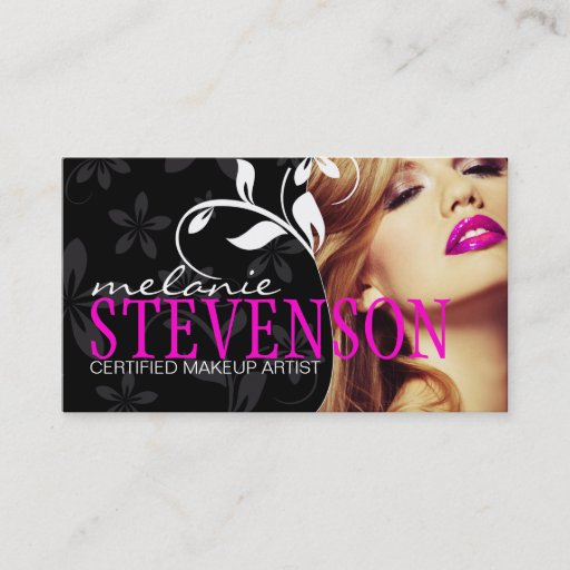 Customizable MAKEUP ARTIST BUSINESS CARD
