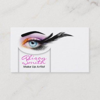 Makeup Artist Business Card by KeyholeDesign at Zazzle