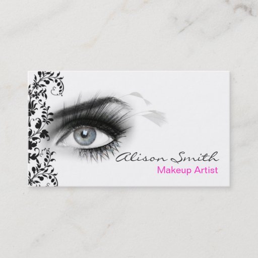 Customizable MakeUp artist business card