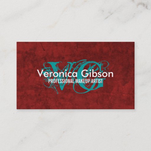 Customizable MAKEUP ARTIST BUSINESS CARD