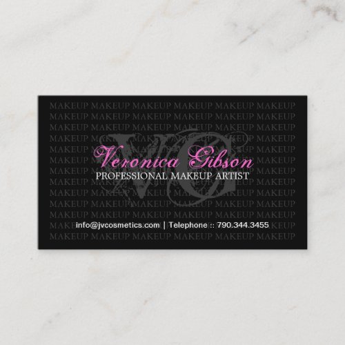 MAKEUP ARTIST BUSINESS CARD