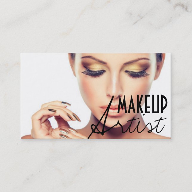 Makeup Artist Business card (Front)