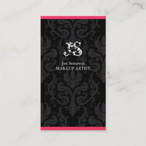 Customizable Makeup Artist Business Card