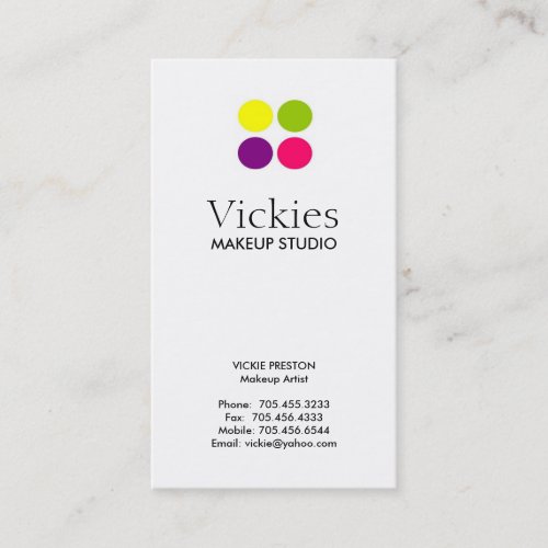Makeup Artist Business Card