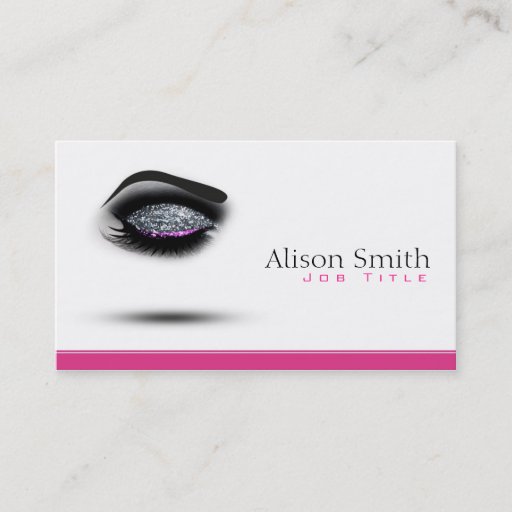 Customizable Makeup artist Business card