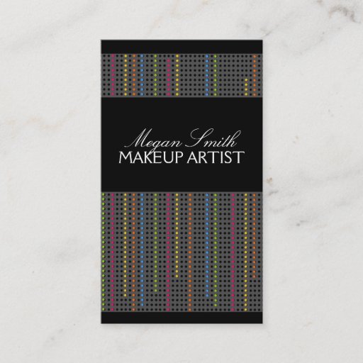 Customizable MAKEUP ARTIST BUSINESS CARD