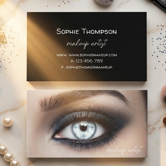 Makeup artist  business card (Creator Uploaded)