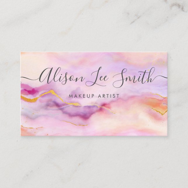Makeup Artist Business Card (Front)