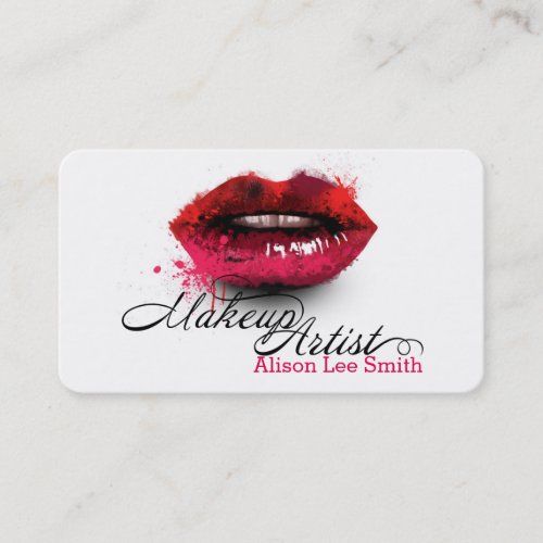 Makeup Artist Business Card