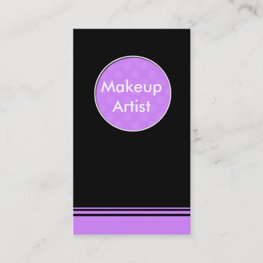 Customizable Makeup Artist Business Cards